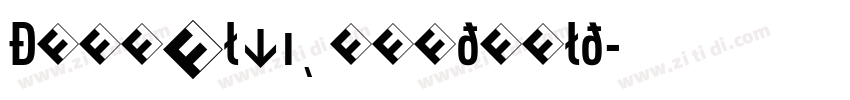 DINBaltic CondBold字体转换